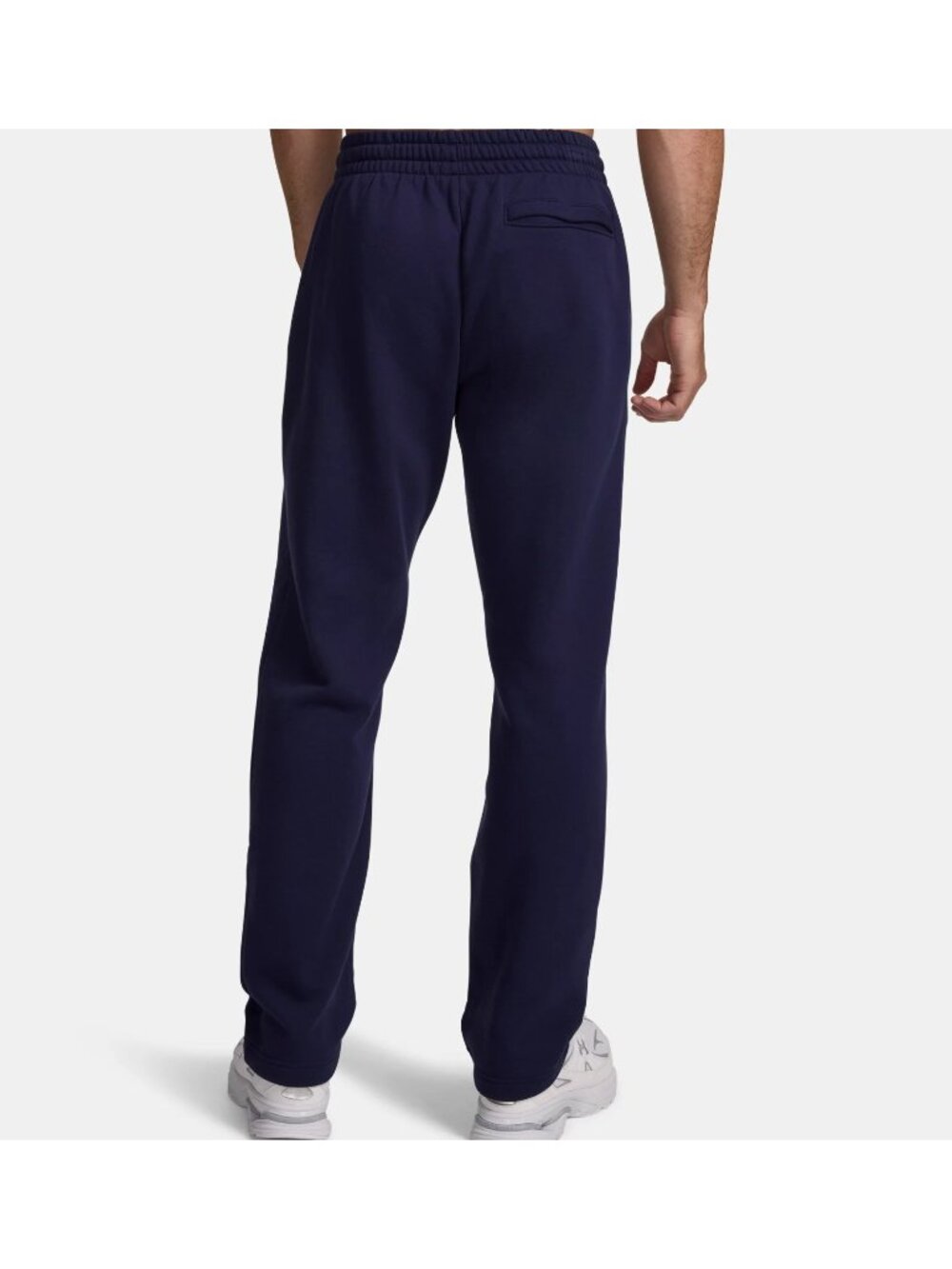 Under Armour UA Rival Fleece Pants Navy White 4XLT Loose Drawstring Elastic NEW - Picture 9 of 9